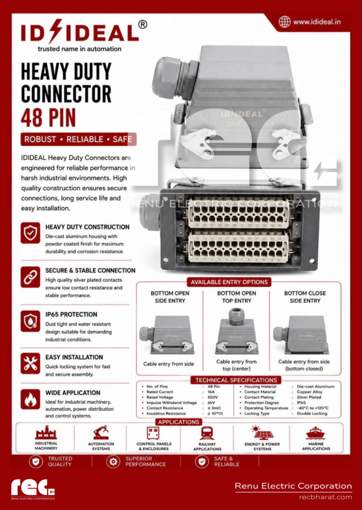 HEAVY DUTY CONNECTOR 48 PIN