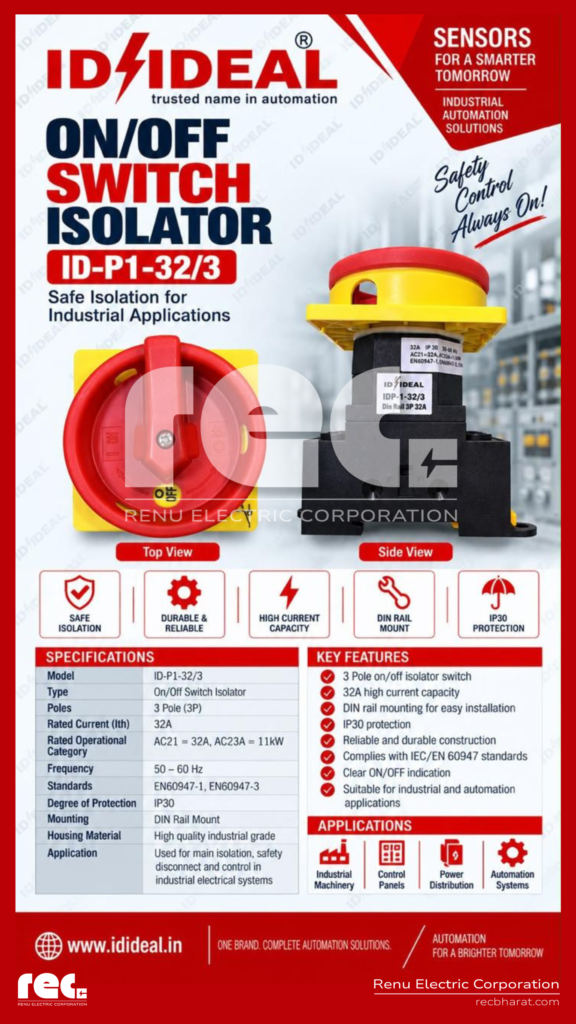 ON/OFF SWITCH ISOLATOR
