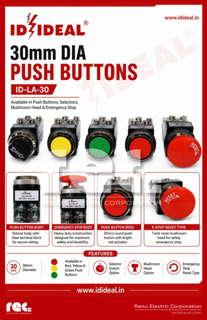 30MM DIA
PUSH BUTTONS