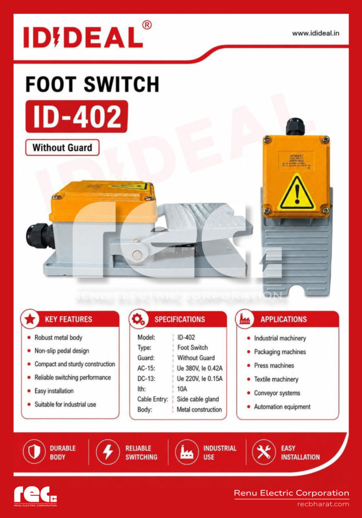 FOOT SWITCH (WITHOUT GUARD)